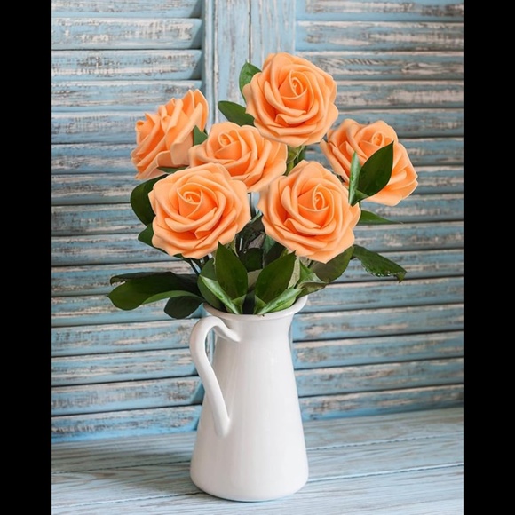 Artificial Flowers Realistic Roses, 25 Piece For DIY Wedding - Picture 4 of 6